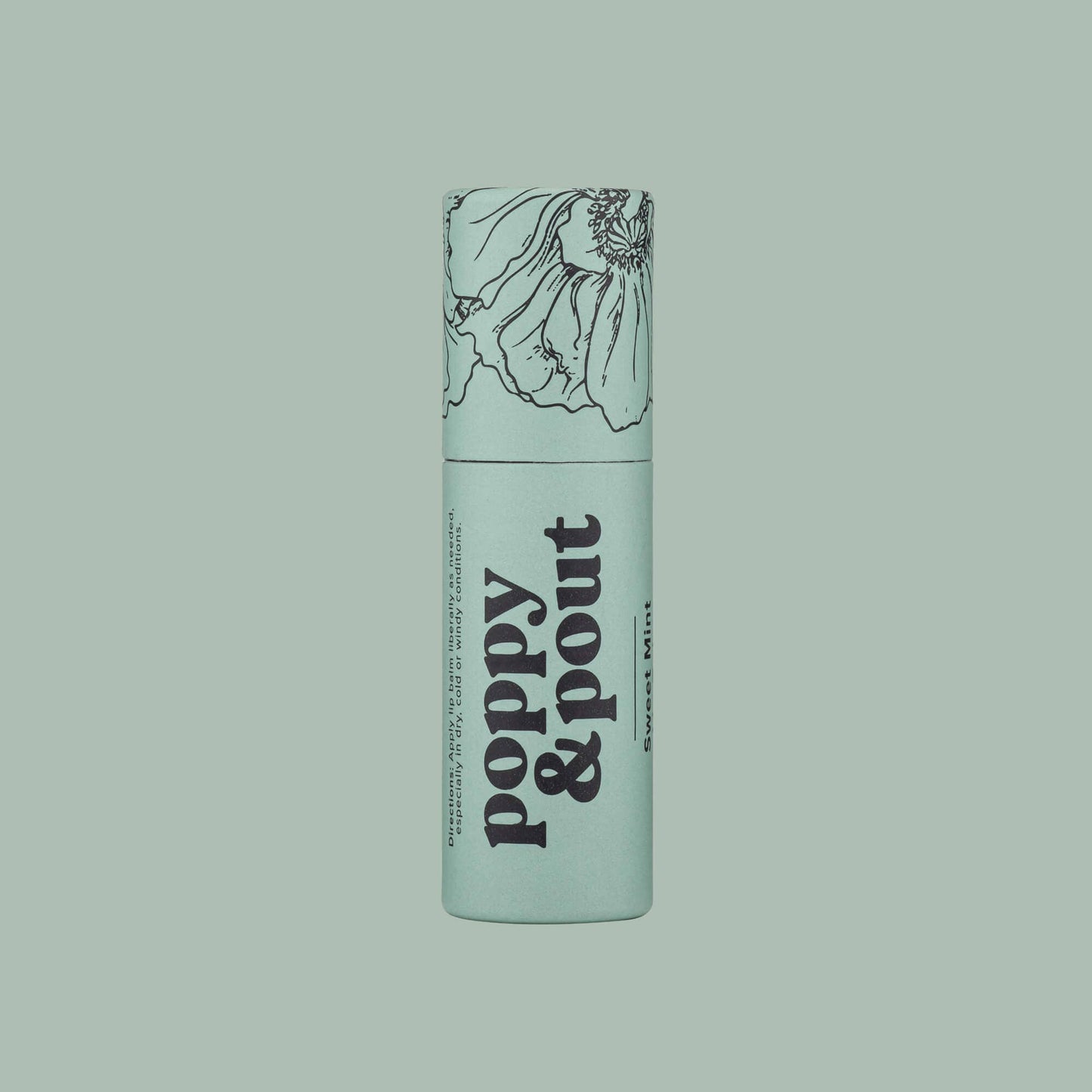 Poppy & Pout Lip Balm-Sweet Mint