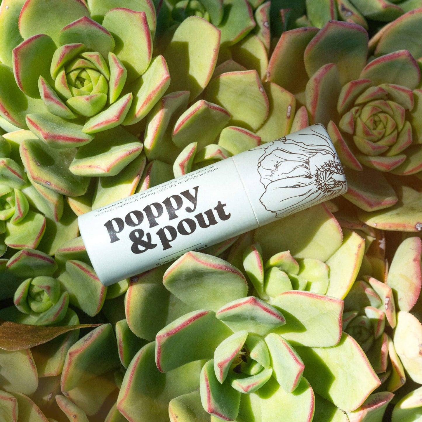 Poppy & Pout Lip Balm-Sweet Mint