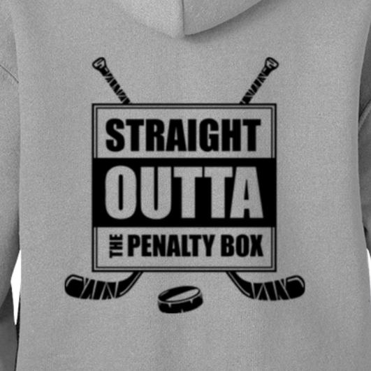 Straight Outta Penalty Box Hockey YOUTH Sweatshirt