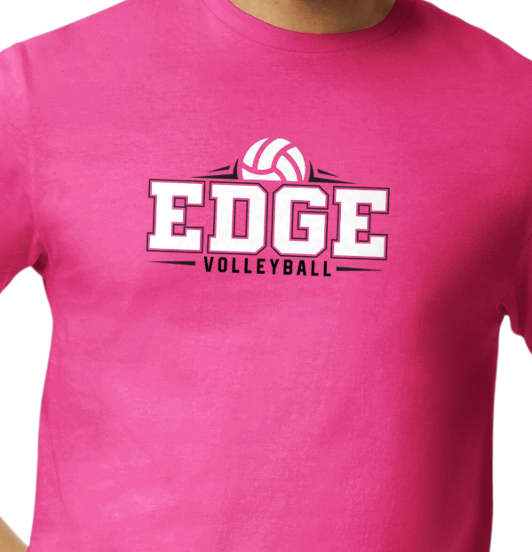Adrian Edge Volleyball ADULT T-Shirt - PINK