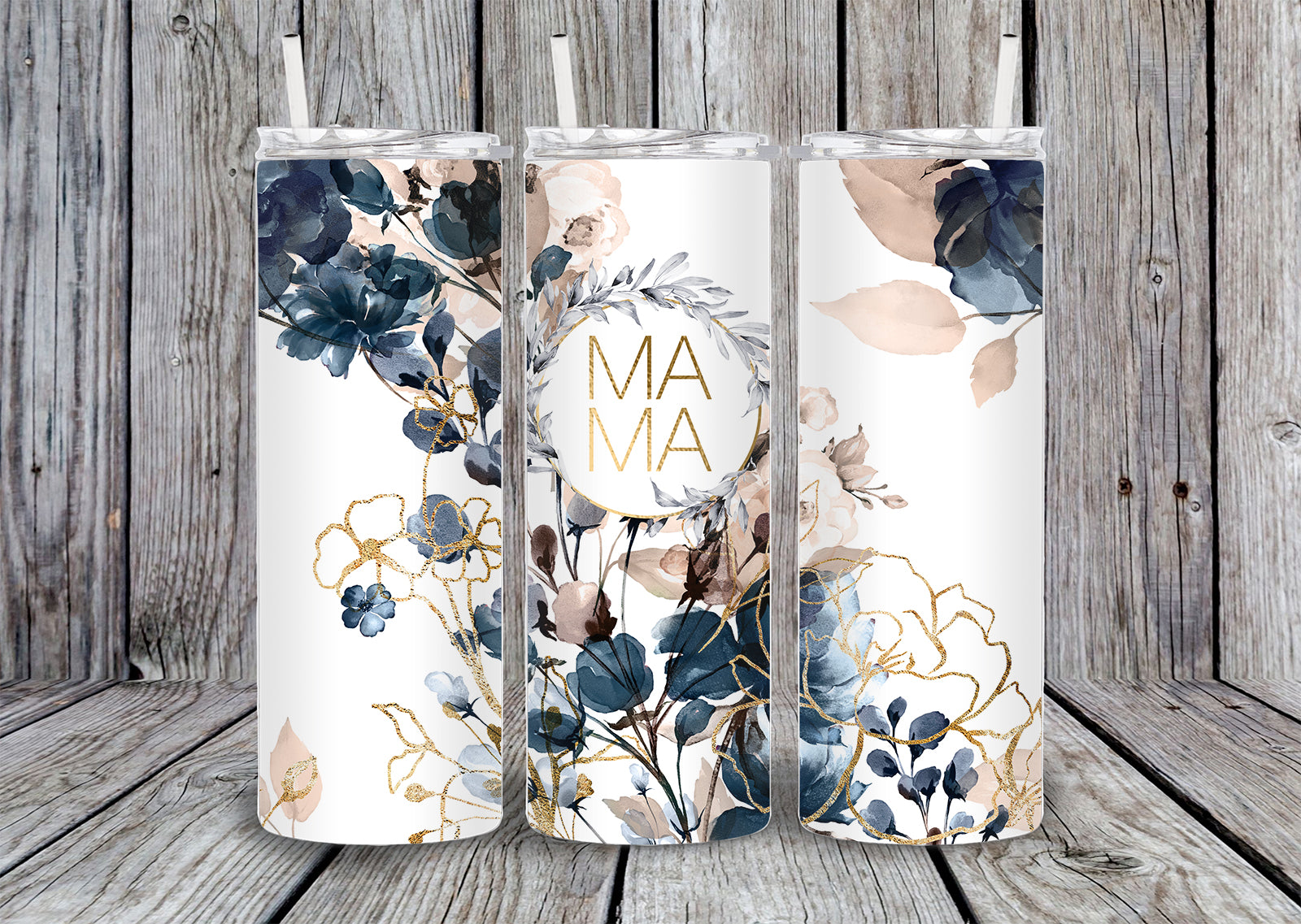 Northern Accents MaMa Floral Tumbler