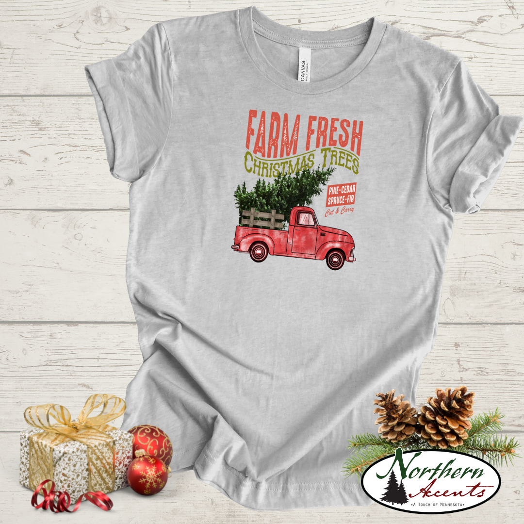 farm fresh christmas tree shirt