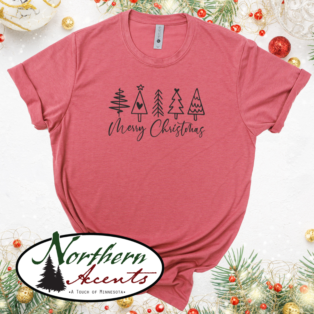 Merry Christmas Trees T-Shirt