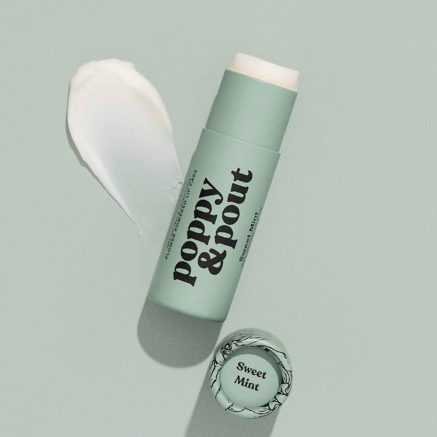 Poppy & Pout Lip Balm-Sweet Mint